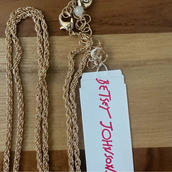 Betsey Johnson Nutcracker Pendant Long Necklace women’s pink - Picture 3 of 7